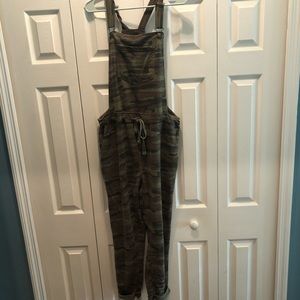 Cameo sweatshirt material jumpsuit